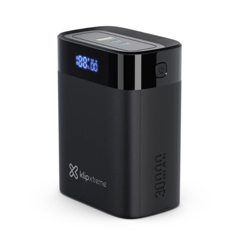 Batería Power Bank Klip Xtreme PowerCell KPB-850 | 30.000mAh Carga Rápida 140W 2xUSB-C PD + USB-A QC 3.0