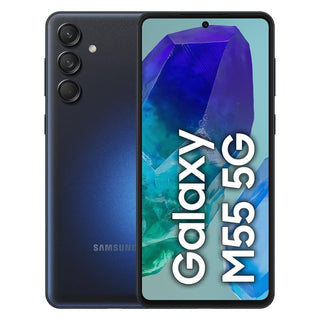 Celular Samsung M55 5G Dual SIM Snapdragon Super AMOLED+ 6.7” 120Hz 256GB/8GB 50MP OIS 5000mAh/45W - Negro