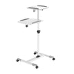 Soporte Móvil con Ruedas para Proyector y Laptop Portátil TechGo SPPR-02 de Altura Ajustable Universal