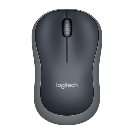 Logitech M185, Mouse Inalámbrico, Win Mac Chrome Linux Negro