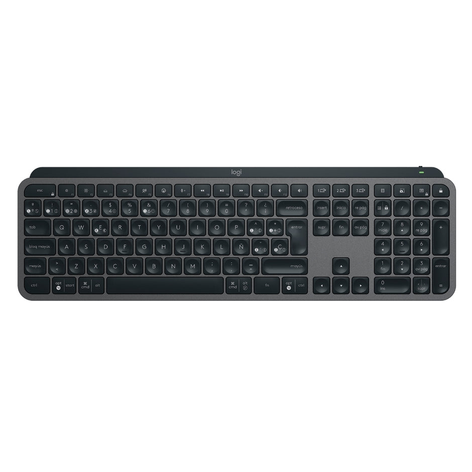 Teclado Avanzado Logitech MX Keys S Inalámbrico Retroiluminado Smart Actions Macros Multidispositivo