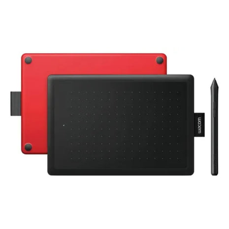 Tableta Gráfica One by Wacom Small CTL-472 USB 2540 LPI Lápiz sin Pila 2048 Niveles - Negro/Rojo