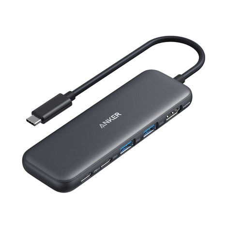 Hub USB-C 5 en 1 Anker 332 con HDMI 4K, 2 USB-A, USB-C y Power Delivery 100W para Laptop