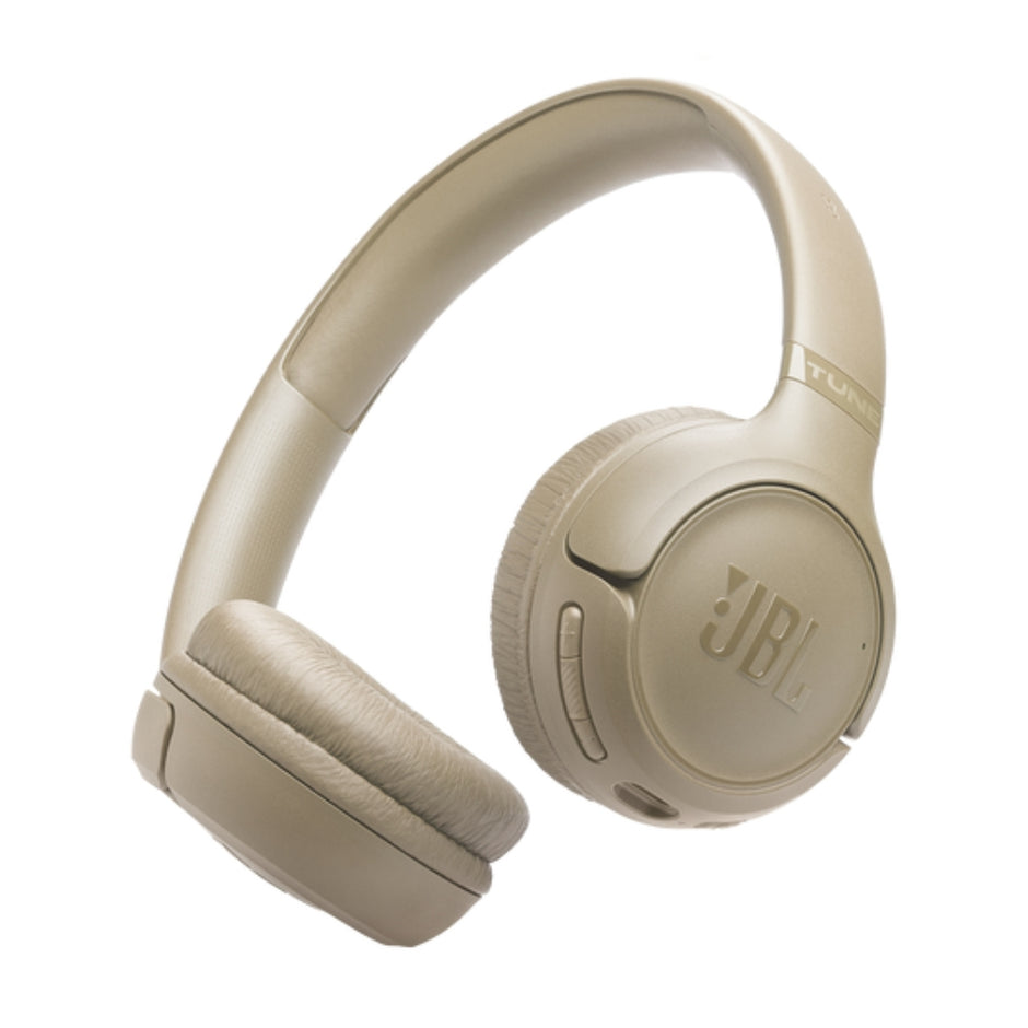 Diadema Inalámbrica JBL Tune 530BT Sonido Pure Bass, Multipunto Bluetooth 6.0 y Hasta 76H de Batería Beige