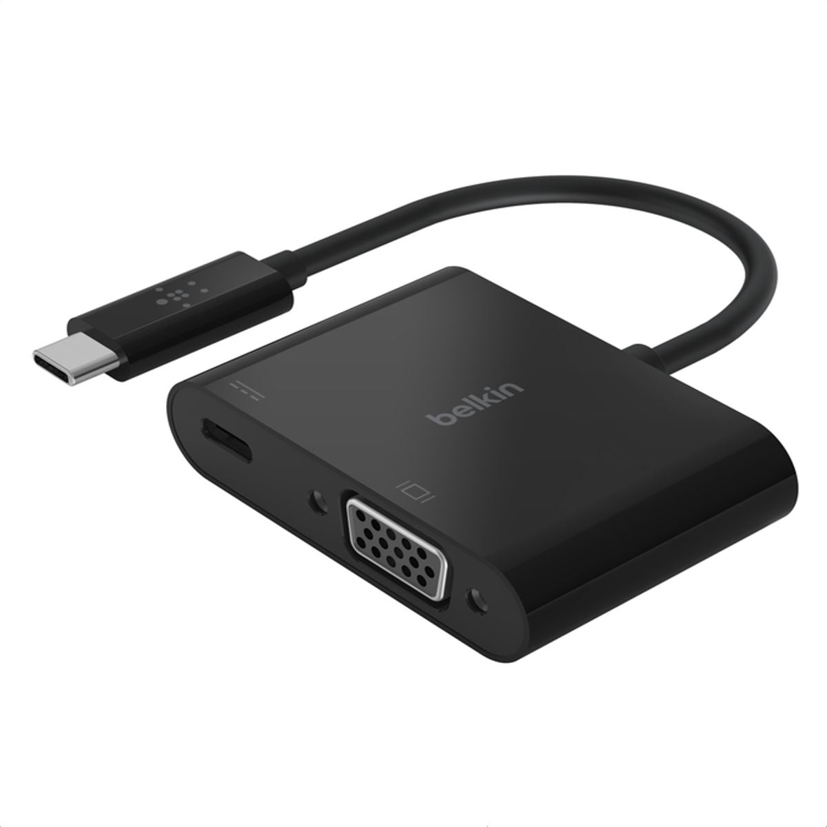 Adaptador Belkin AVC001btBK USB‑C a VGA con Carga Power Delivery 60W Full HD 1080p