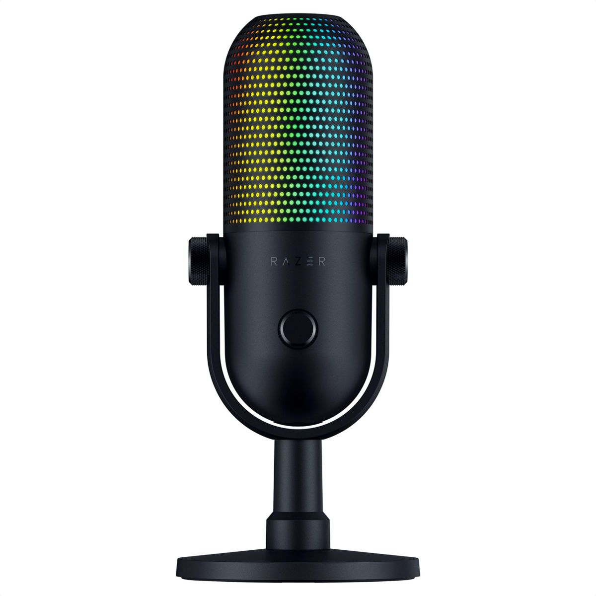 Micrófono Razer Seiren V3 Chroma USB RGB 96kHz 24bit Supercardioide para Streaming Profesional Negro