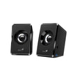 Parlantes USB Genius SP-U125 Sonido Estéreo 3W y Control de Volumen con Entrada 3.5mm - Negro