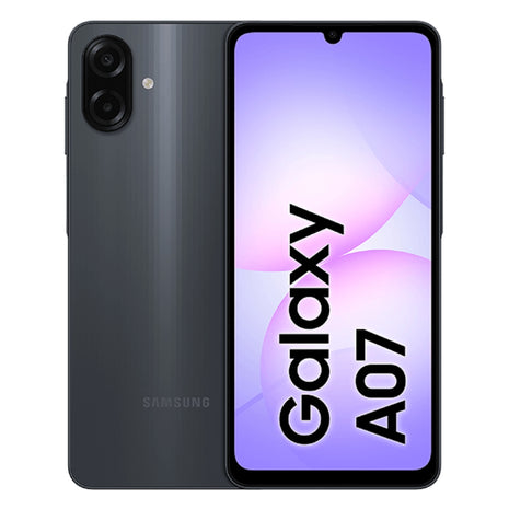 Celular Samsung Galaxy A07 Dual SIM PLS LCD 6.7" HD+ 90Hz 128GB/4GB 50MP IP54 5000mAh/25W - Negro