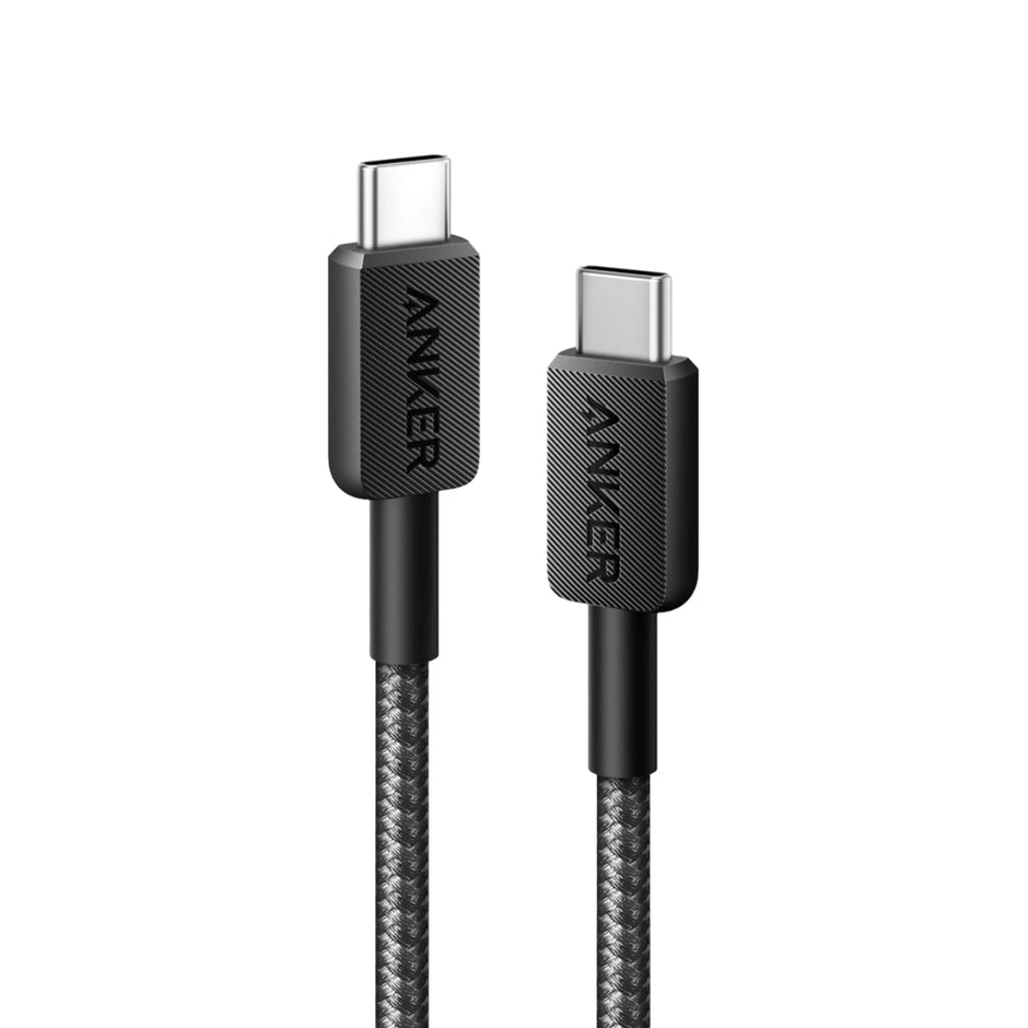 Cable Trenzado Usb-c A Usb-c 1.8m Anker 322 Carga Rápida 60w blk