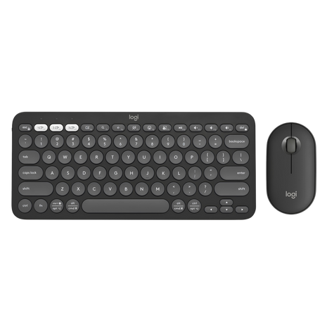 Combo Logitech Bluetooth: Teclado K380s + Mouse M350s, Negro