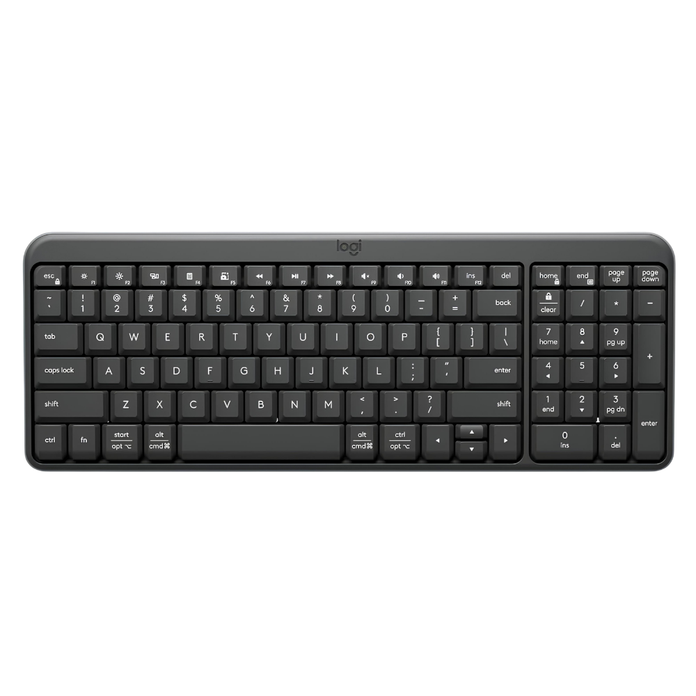 Teclado Bluetooth Inalámbrico Logitech K250 Compacto, Negro