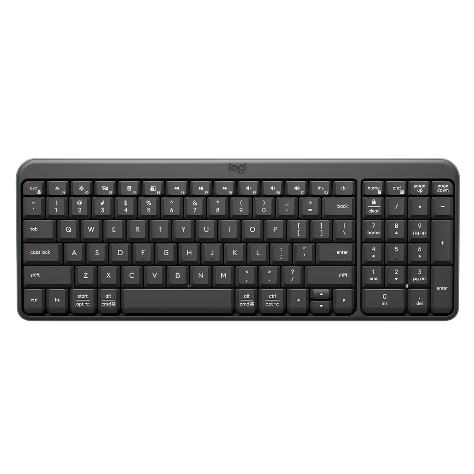 Teclado Bluetooth Inalámbrico Logitech K250 Compacto, Negro