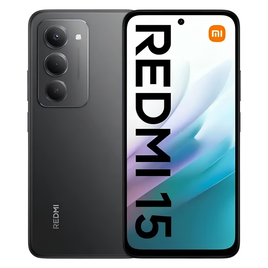 Celular Xiaomi Redmi 15 Dual SIM Pantalla 6.9" 144Hz 256GB/16GB(8+8) 50MP IA IP64 7000mAh/33W - Negro