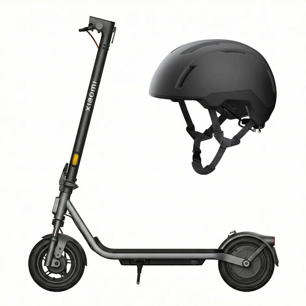 Patineta Eléctrica Xiaomi Scooter 6 Lite Llantas 10” Max 500W Alcance 25km Suspensión Frontal E-ABS + Casco Xiaomi