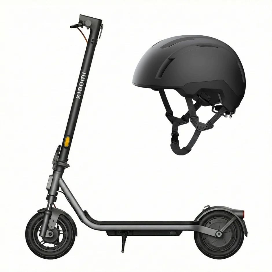 Patineta Eléctrica Xiaomi Scooter 6 Lite Llantas 10” Max 500W Alcance 25km Suspensión Frontal E-ABS + Casco Xiaomi
