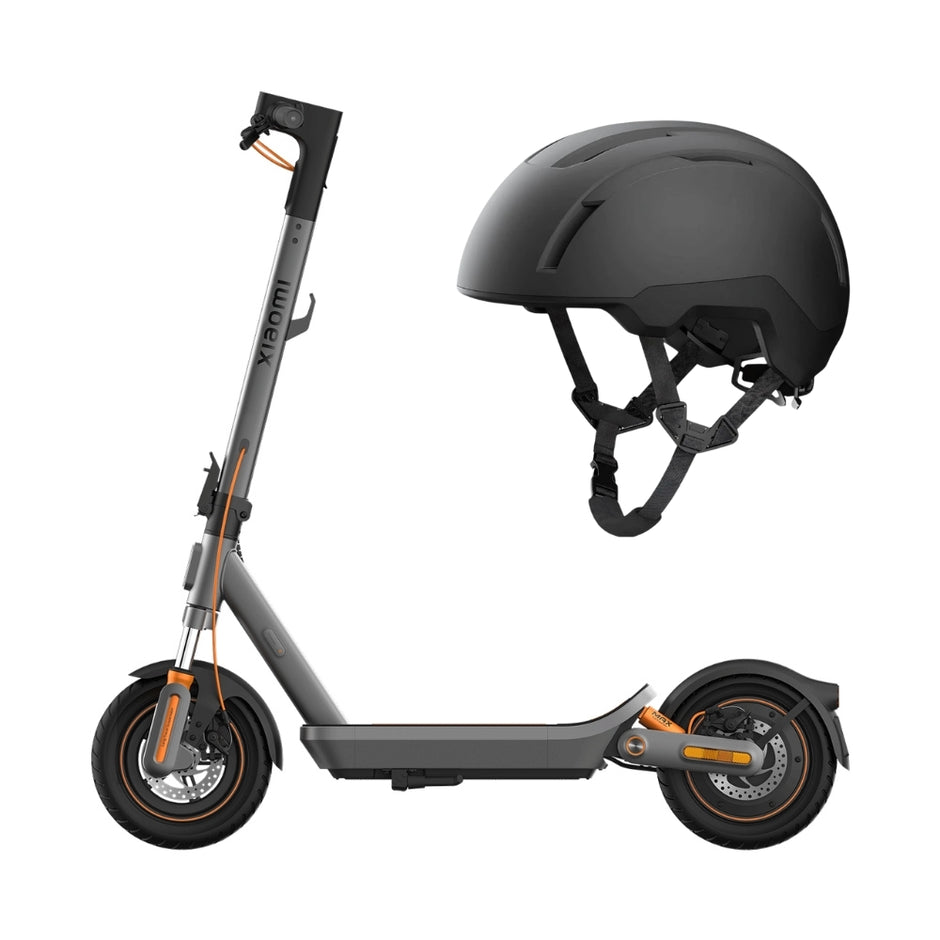 Patineta Eléctrica Xiaomi Scooter 6 Max 1100W, 70km de Autonomía, Llantas 12” + Casco Xiaomi Urbano