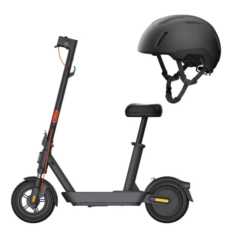 Patineta Eléctrica Xiaomi Scooter 5 Plus con Silla 900W, 60km de Autonomía, Llantas 12” + Casco Xiaomi