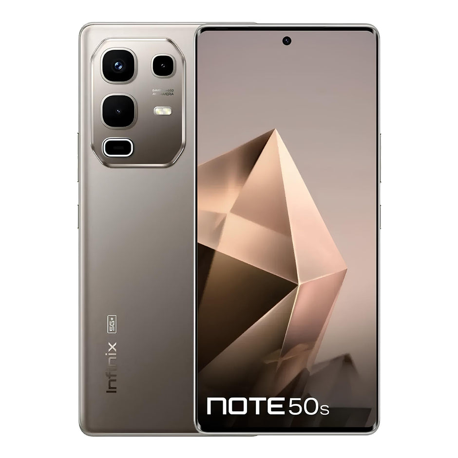 Celular Infinix Note 50S Dual SIM 5G AMOLED 6.78" Curva 256GB 16GB(8+8) 64MP Sony IP64 5200mAh 45W - Gris