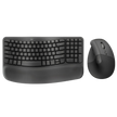 Combo Ergonómico Logitech Teclado Wave Keys + Mouse Ergonómico Vertical Logitech Lift - Grafito