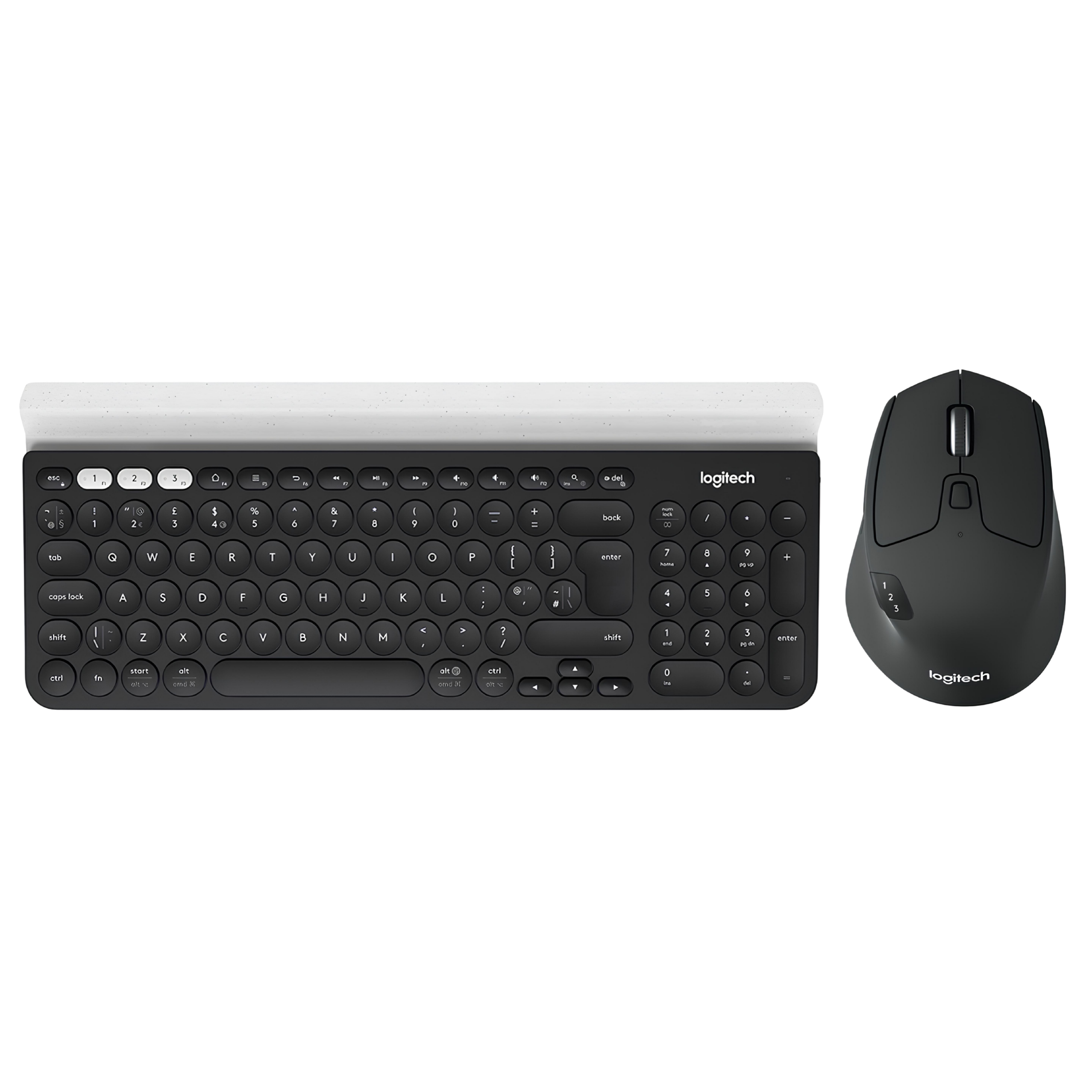 Combo Multi-device Flow Logitech: Teclado K780 + Mouse Multi-dispositivo Logitech M720