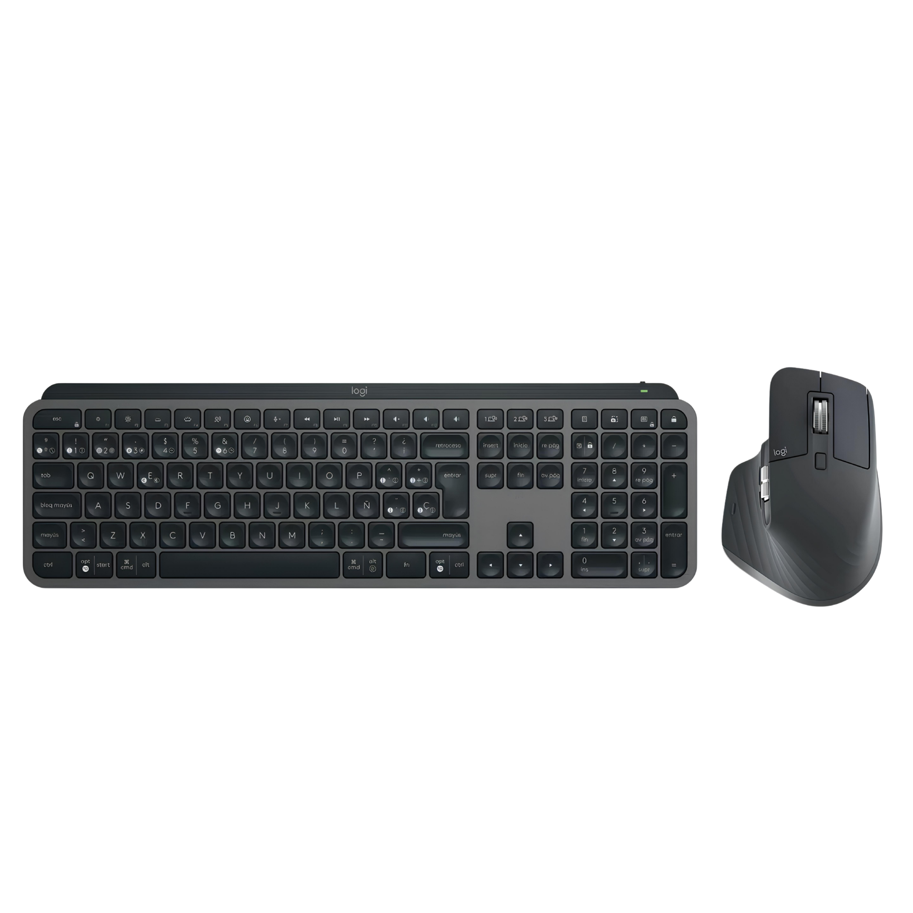 Combo Avanzado Logitech: Teclado MX Keys S + Mouse MX Master 3S