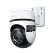 Cámara WiFi TP-Link Tapo C530WS 360° 3K 5MP para Exteriores con Visión Nocturna a Color y Detección IA Avanzada + Micro SD 64GB