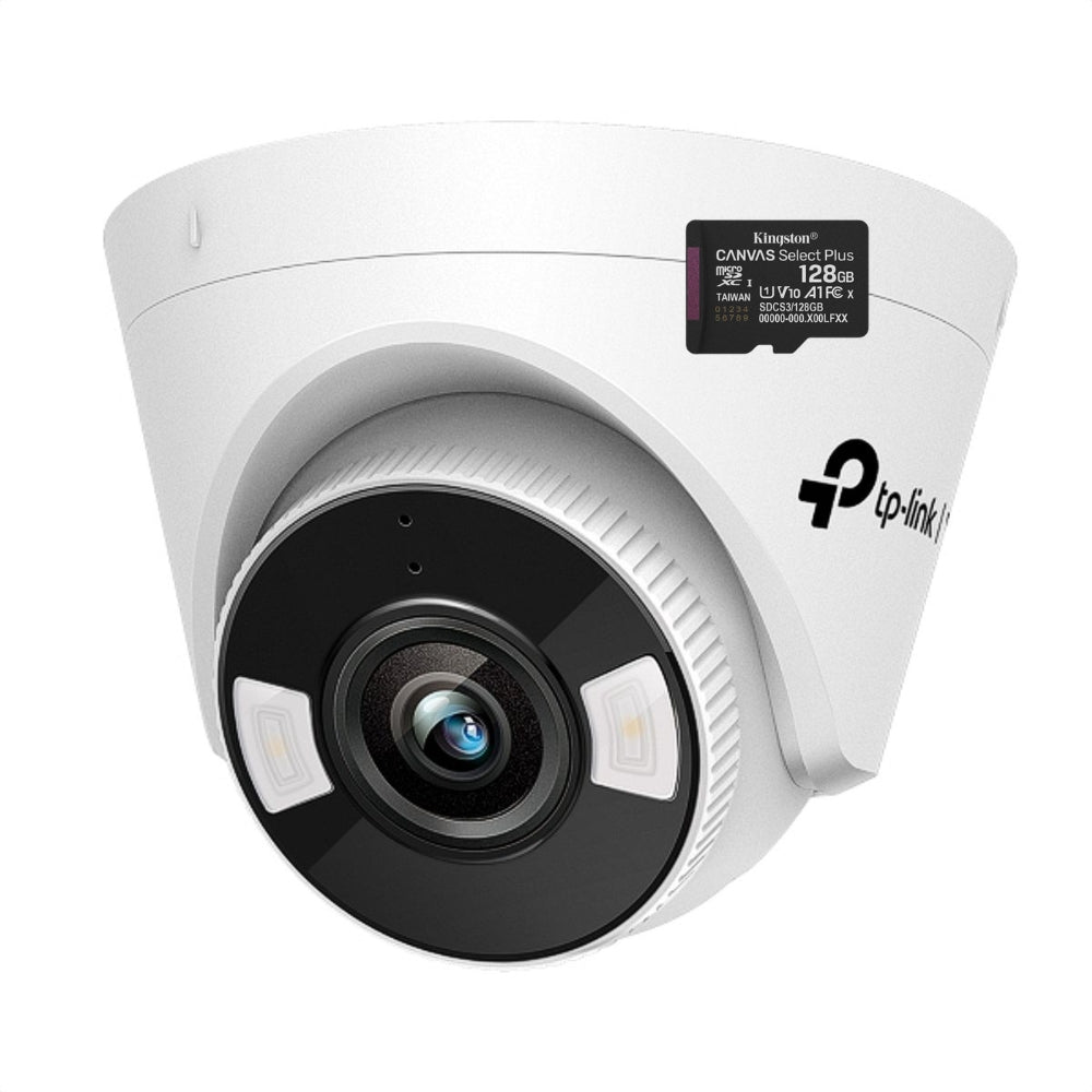 Cámara Seguridad TP-Link VIGI C440-W, Wi-Fi 4MP Visión Full Color 24/7 Detección Inteligente + Micro SD 128GB