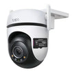Cámara WiFi TP-Link Tapo C520WS 360° 2K QHD para Exteriores con Visión Nocturna a Color y Detección IA Avanzada + Micro SD 128GB