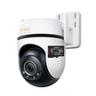 Cámara WiFi TP-Link Tapo C530WS 360° 3K 5MP para Exteriores con Visión Nocturna a Color y Detección IA Avanzada + Micro SD 128GB