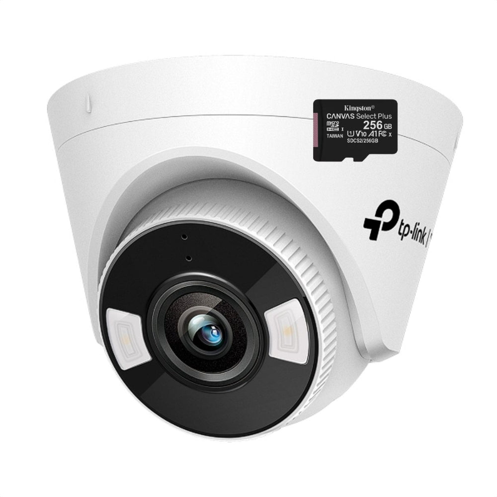 Cámara Seguridad TP-Link VIGI C440-W, Wi-Fi 4MP Visión Full Color 24/7 Detección Inteligente + Micro SD 256GB