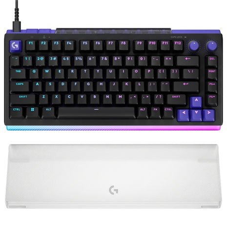 Teclado Gamer Mecanico Logitech G512 X 75 Switch Tactil + Reposamuñecas Logitech Palm Rest - Negro