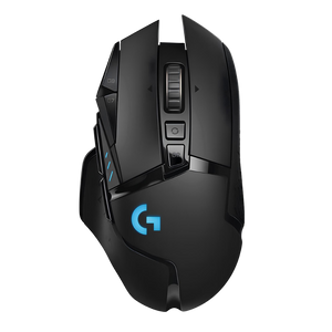 Mouse Gamer Inalámbrico Logitech G502 LIGHTSPEED 25600 DPI Sensor HERO 25K RGB LIGHTSYNC - Negro