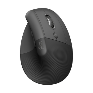 Mouse Ergonómico Vertical Logitech Lift, Inalámbrico para Manos Pequeñas y Medianas, Grafito