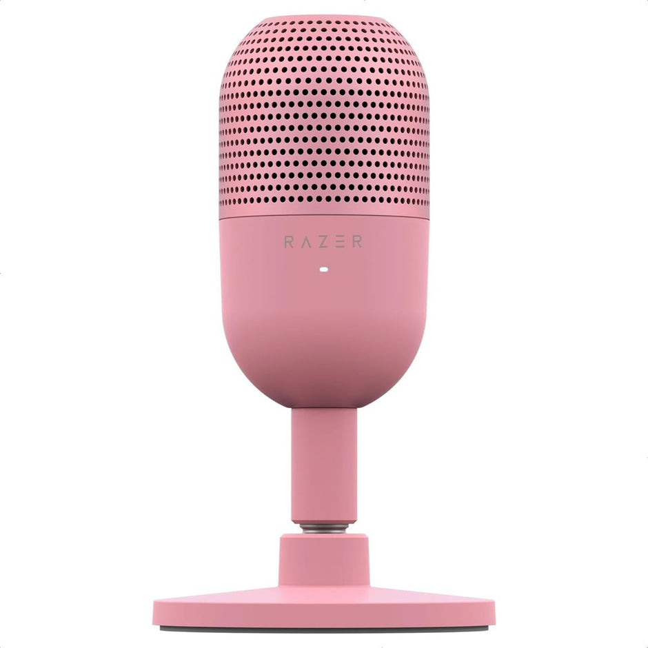 Micrófono Razer Seiren V3 Mini Condensador Supercardioide USB Ultra Compacto Rosa