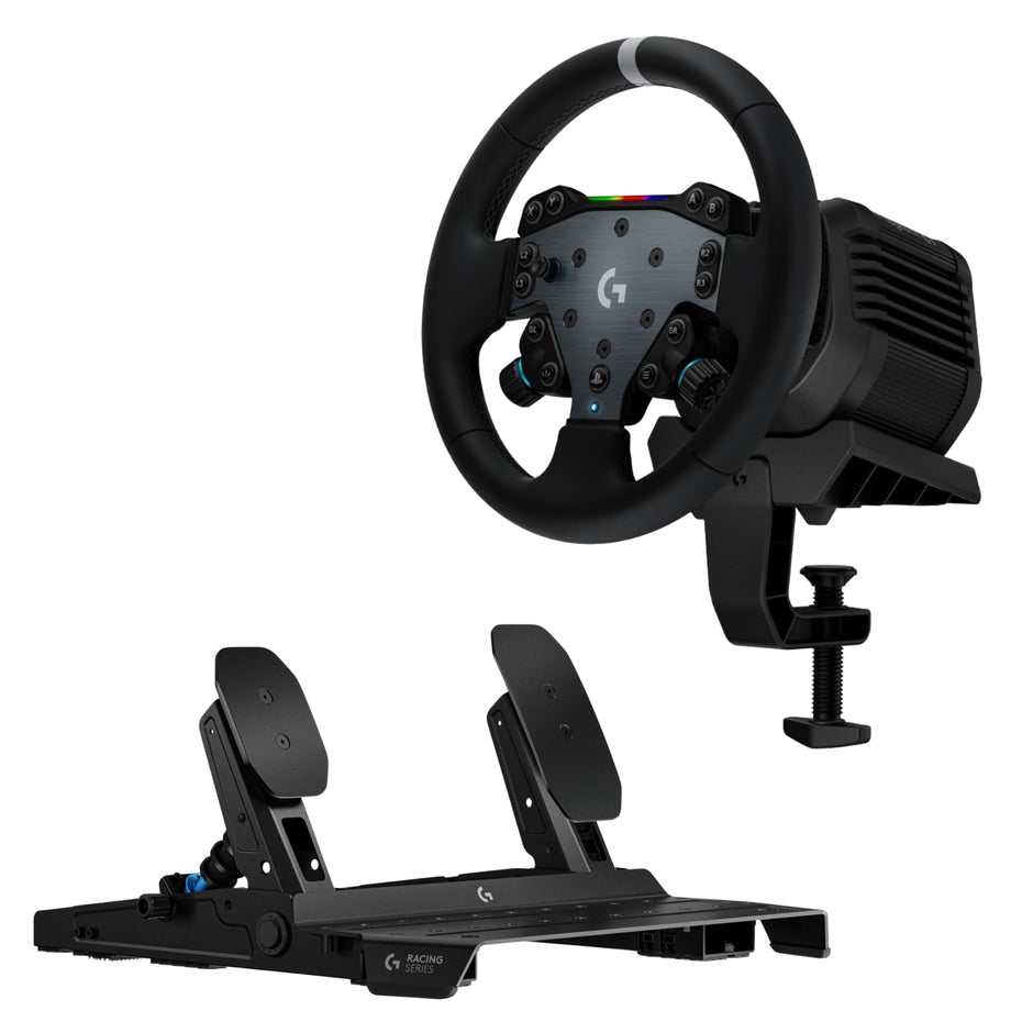 Volante Logitech G RS50 System TRUEFORCE para PC / PS5 | PS4 + Pedales Logitech G RS Pedals