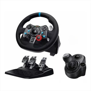 Timón de Carreras Logitech G29 SE Driving Force Feedback PS5 PS4 PC + Palanca Shifter de 6 Cambios
