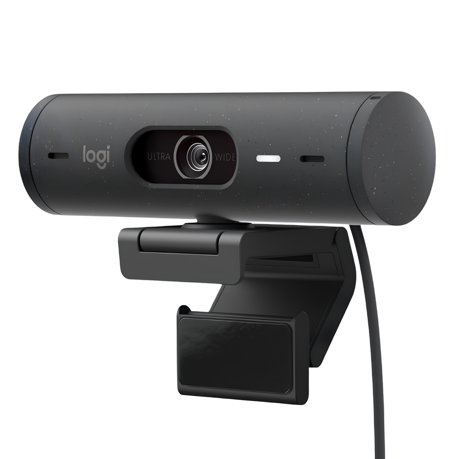 Cámara Web Full Hd Logitech Brio 500 / Rightlight 4 Con Hdr - Negro