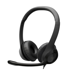 Audífonos Diadema USB Logitech H390 Micrófono Supresión de Ruido Audio Digital Control Mute - Negro