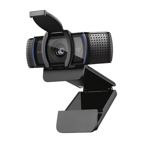 Cámara Web Logitech C920s Pro Webcam Videochat Full Hd 1080p Negro