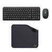 Combo Teclado y Mouse Bluetooth Logitech MK250 Compacto + Pad Mouse Studio Series