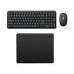 Combo Teclado y Mouse Bluetooth Logitech MK250 Compacto + Pad Mouse Small (25X21cm)
