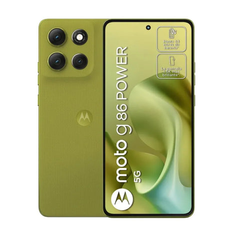 Celular Motorola G86 Power 5G SIM+eSIM pOLED 6.7” 256GB/24GB(8+16) 50MP Sony IP68/IP69 6720mAh/30W - Verde