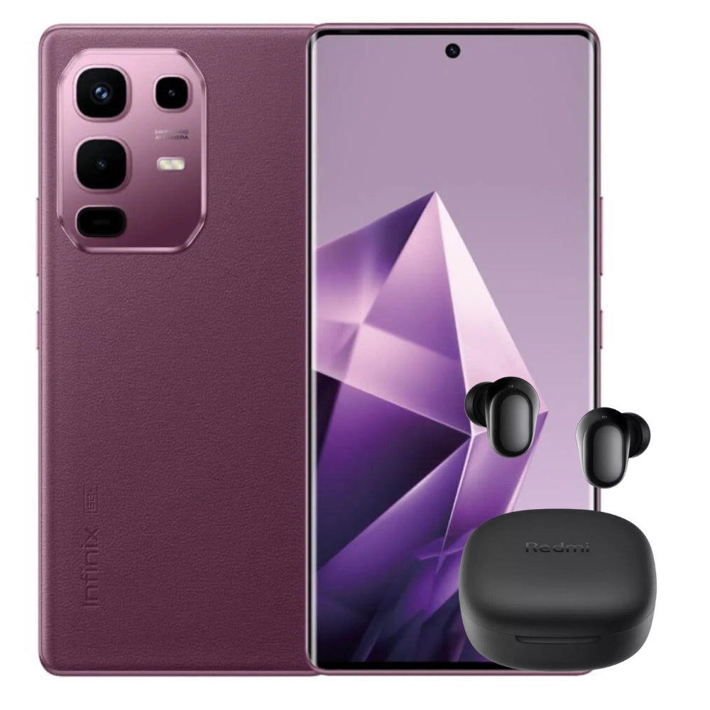 Celular Infinix Note 50S 5G 256GB /8GB Violeta + Audífonos Buds 6 Play Negro