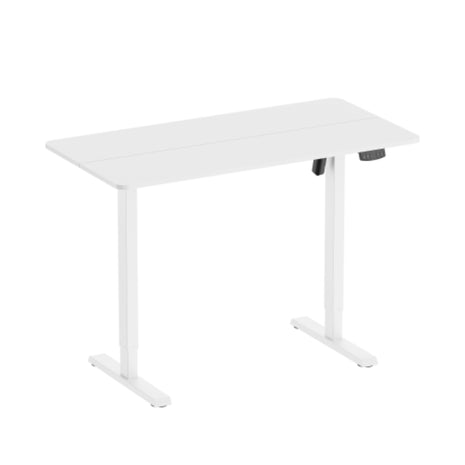 Escritorio Eléctrico de Altura Ajustable TechGo DMTB3-BL Diseño Ergonómico y Moderno, Blanco