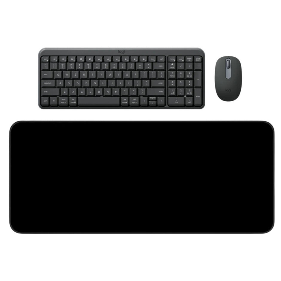 Combo Teclado y Mouse Bluetooth Logitech MK250 Compacto + Alfombrilla XL (80X30cm)