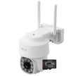 Cámara de Seguridad Nexxt NHC-OP10 Exterior 2K+ 5MP Wi-Fi PTZ con Luz de Seguridad + MicroSD 128GB