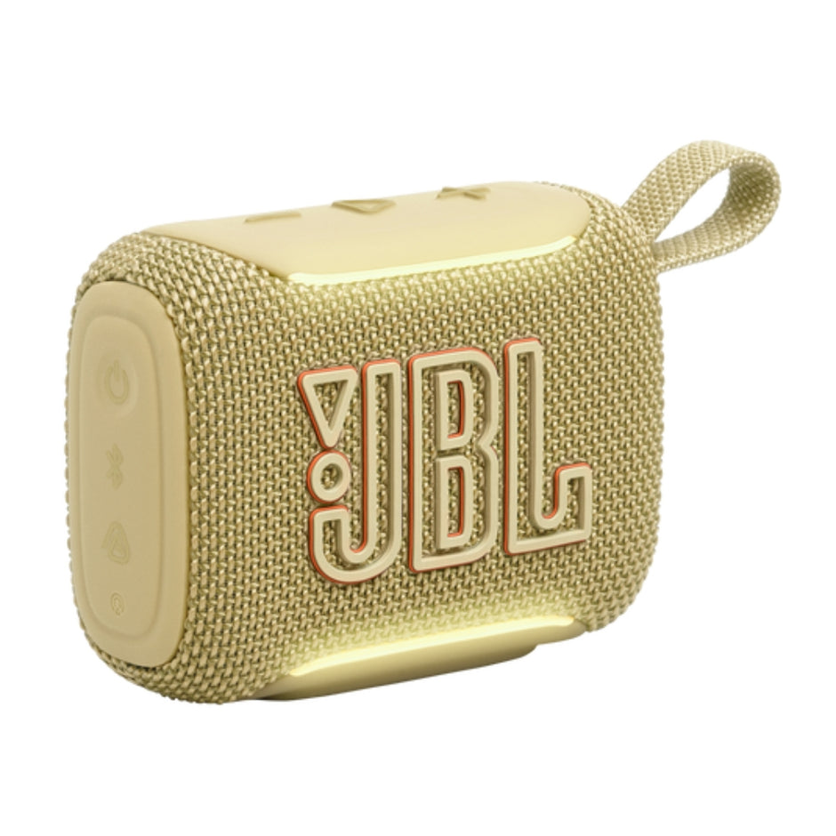 Parlante Bluetooth JBL Go 5 Portátil Sonido Pro Auracast Impermeable IP68 Batería hasta 10h - Amarillo