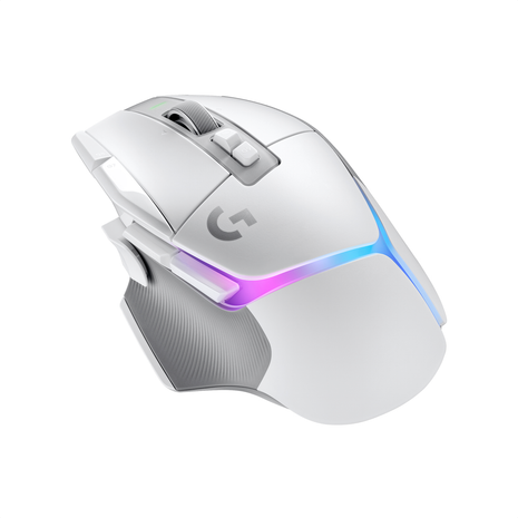 Mouse Gamer Inalámbrico Logitech G502 X PLUS RGB HERO 25K DPI 13 Botones - Blanco