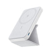Batería Magnética Power Bank Anker MagGo 622 MagSafe 5000mAh Soporte Plegable USB-C iPhone - Blanco