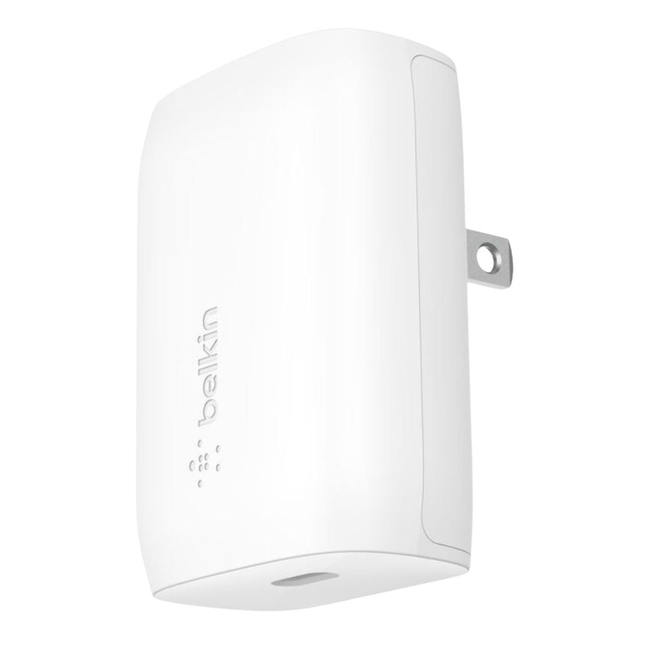Cargador Belkin BoostCharge 30W USB-C PPS PD 3.0 Carga Rápida iPhone 17/16/15 iPad Samsung